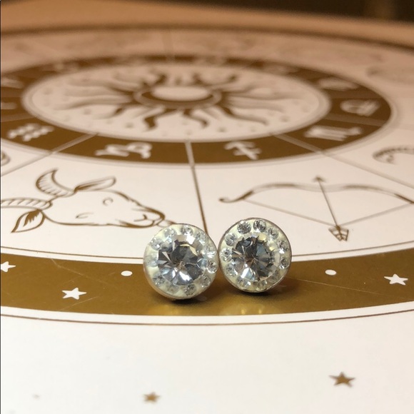 Cubic Zirconia Stud Earrings